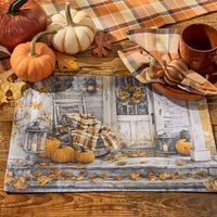 Rustic Fall Porch Table Runners 36