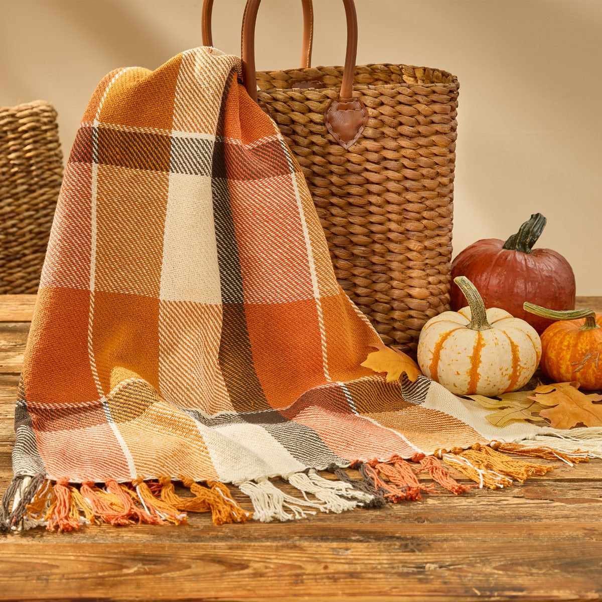Rustic Fall Porch Throw - 50x60  Park Designs