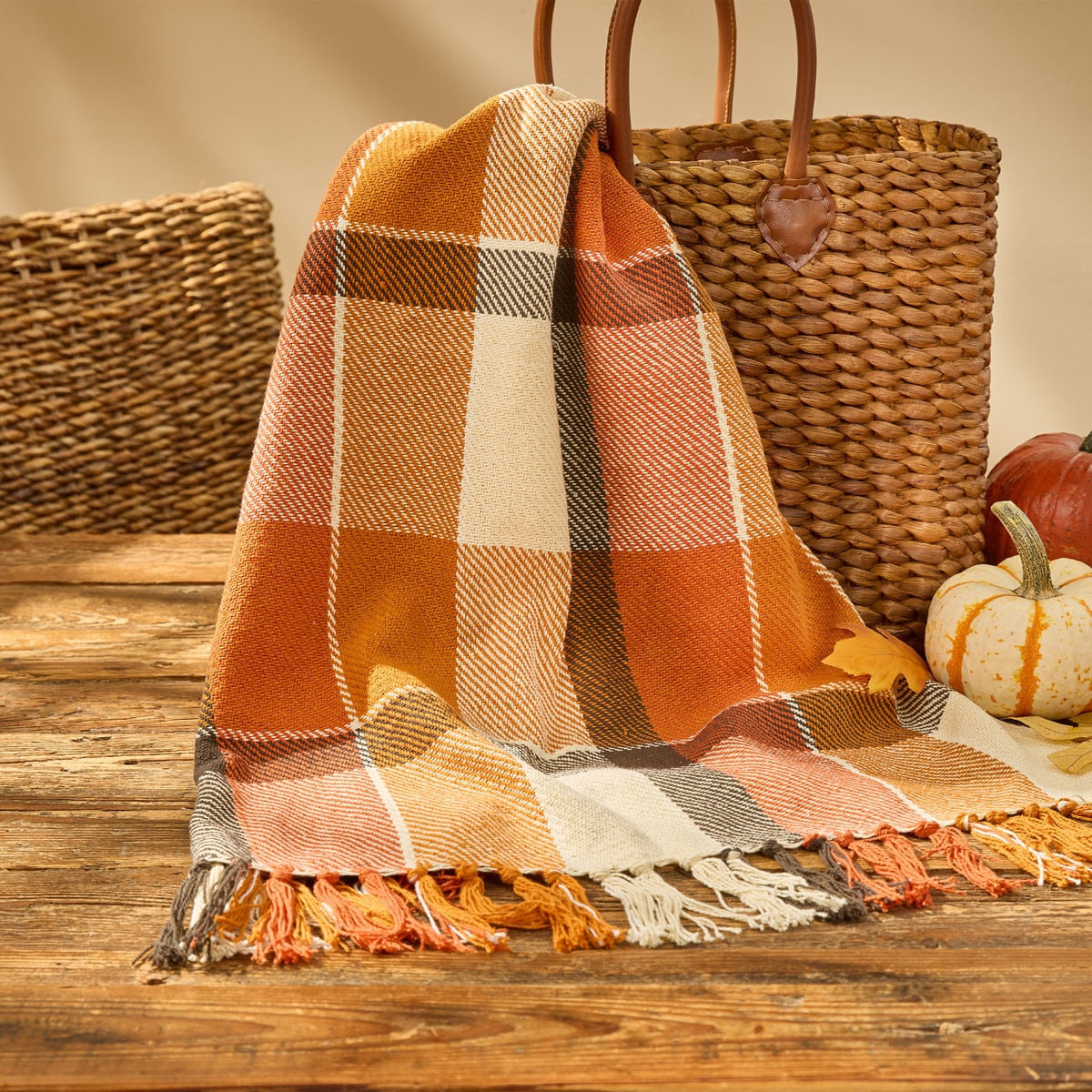 Rustic Fall Porch Throw - 50x60  Park Designs