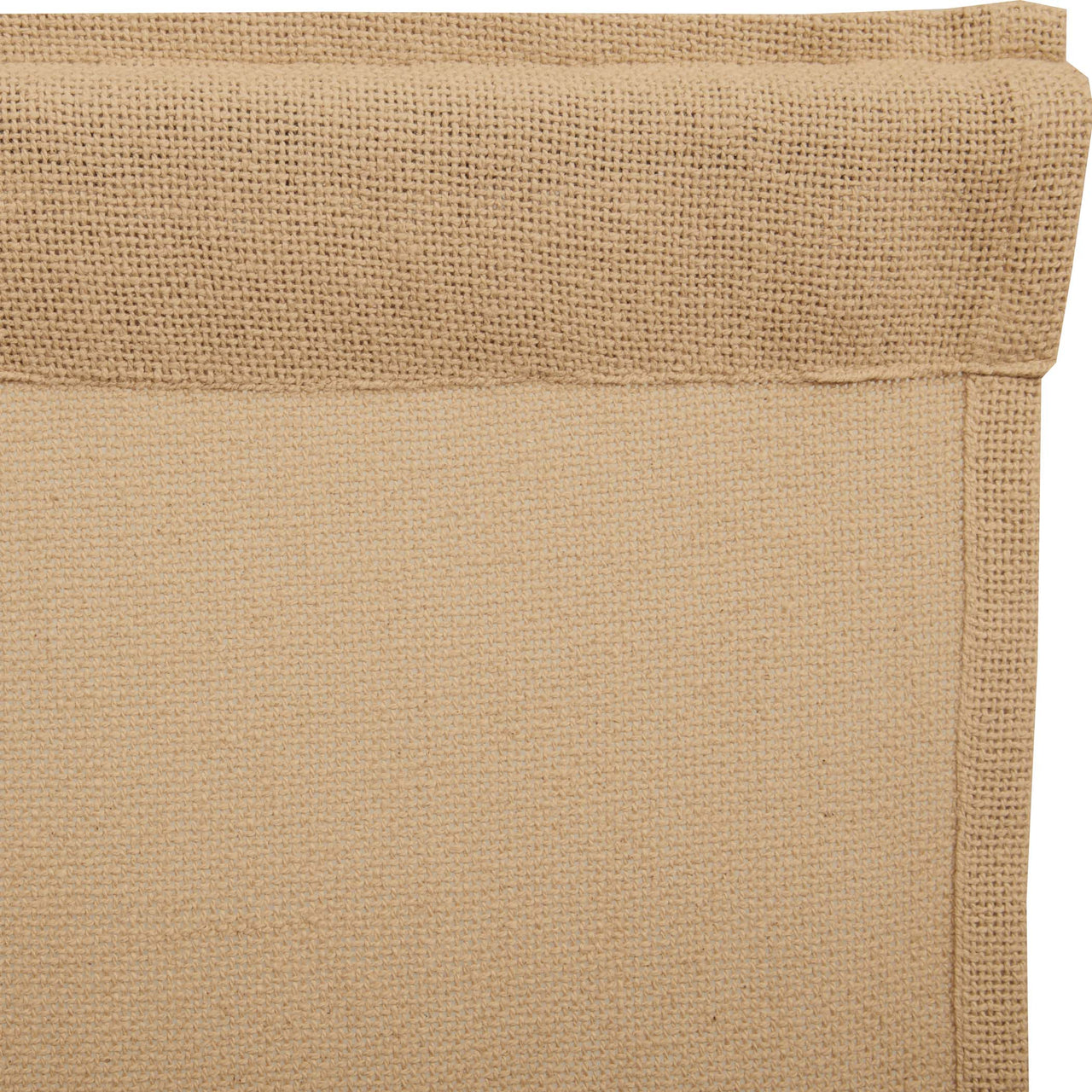 Burlap Natural Tier Curtain Set of 2 L36xW36