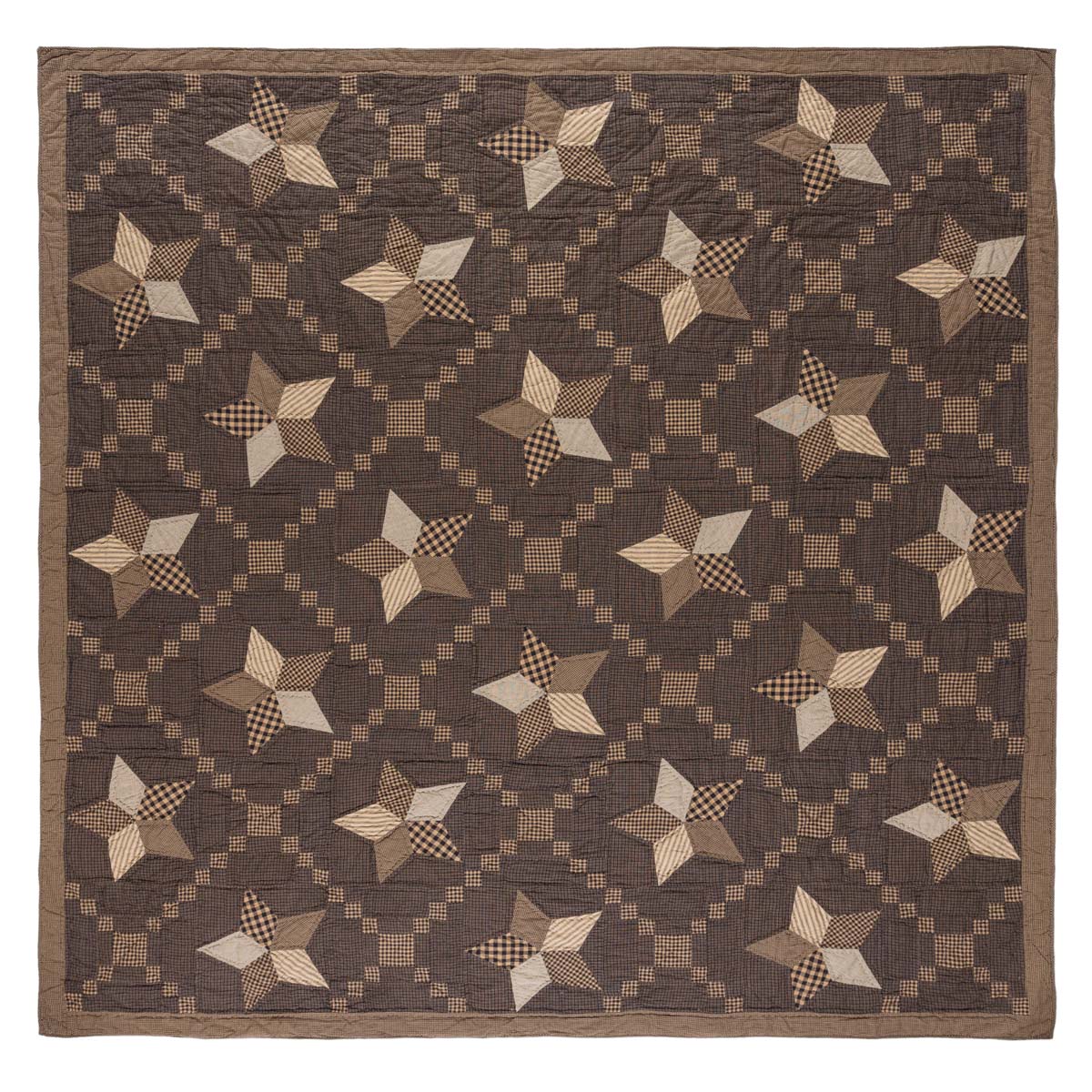 Farmhouse Star Twin Quilt 70Wx90L - The Fox Decor