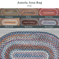 Astoria Braided Area Rug - Oval