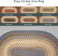 Easy Living Braided Area Rug - Oval