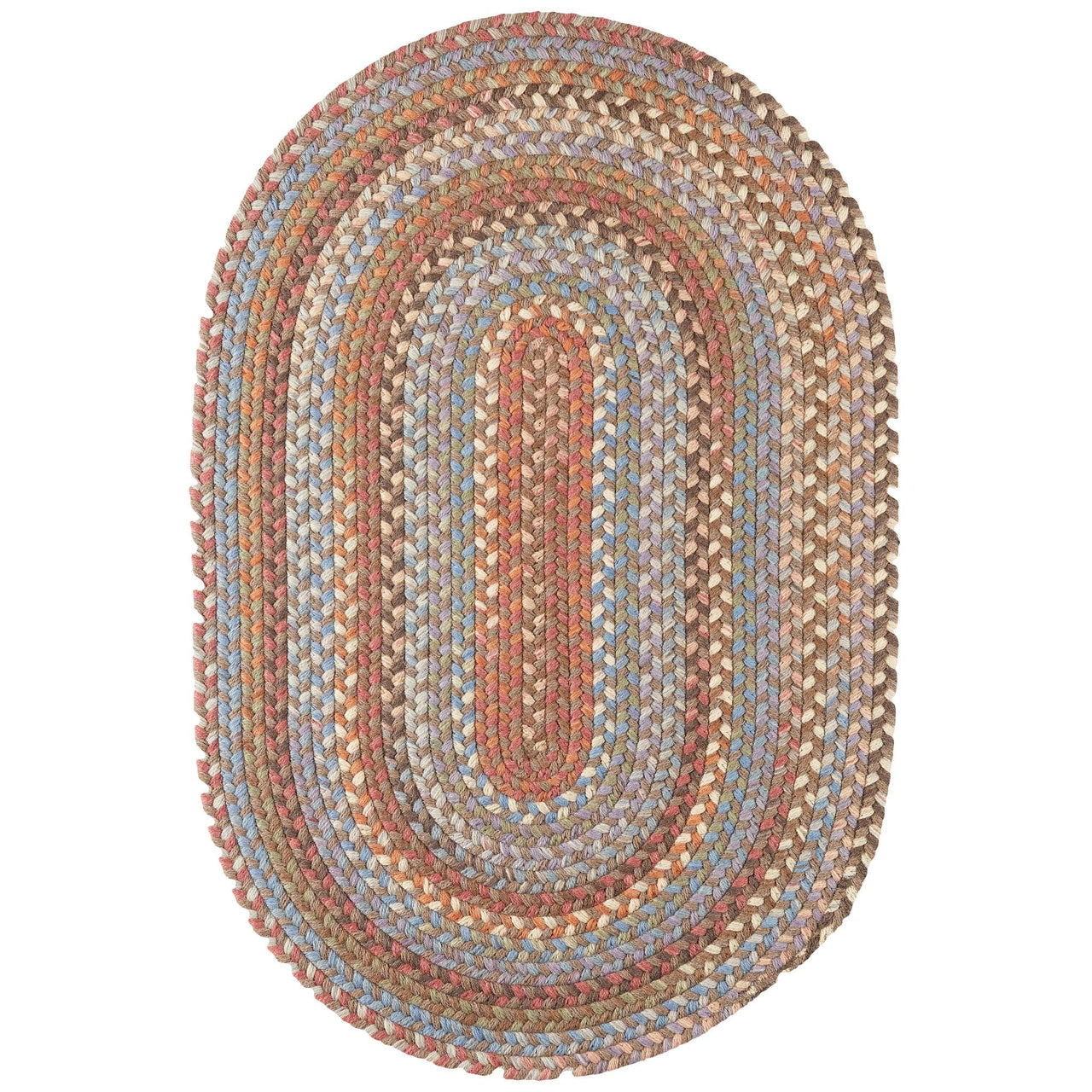 Bar Harbor Braided Area Rug - Oval