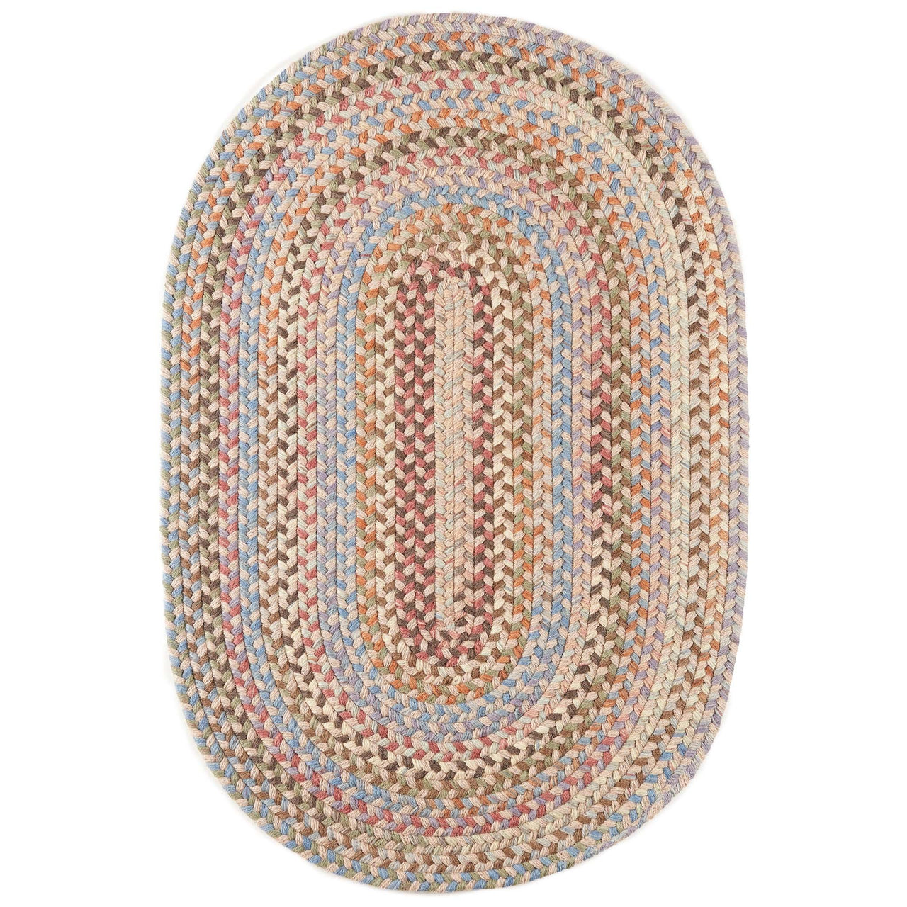 Bar Harbor Braided Area Rug - Oval