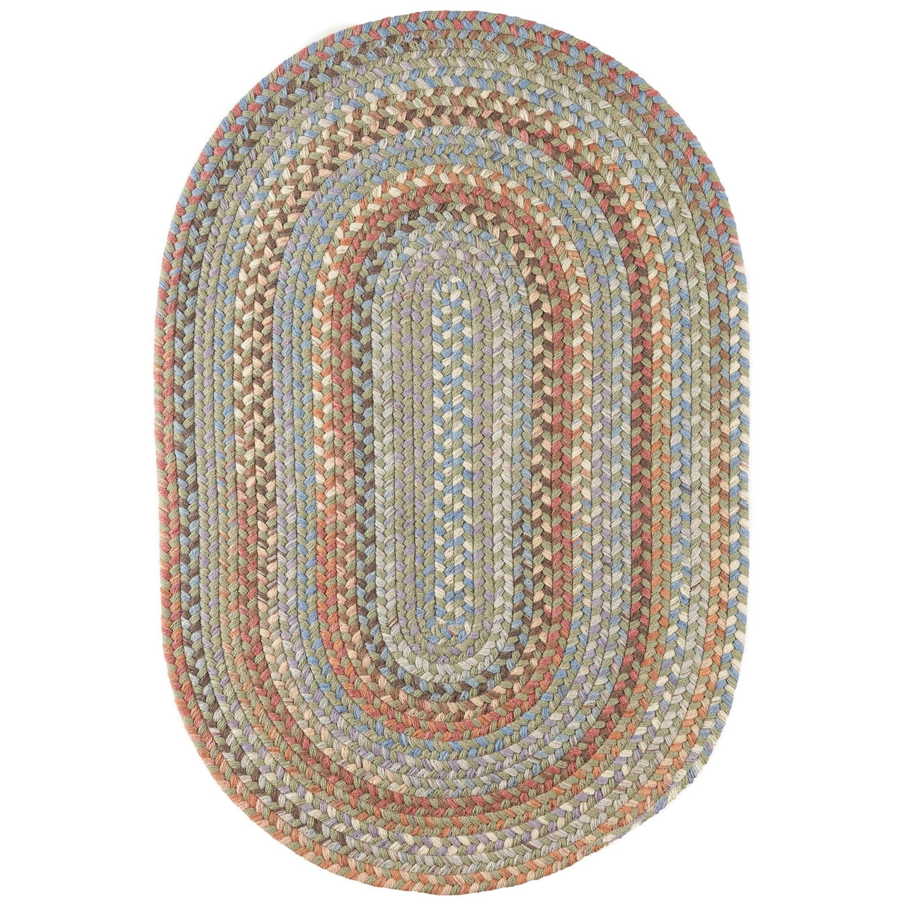 Bar Harbor Braided Area Rug - Oval
