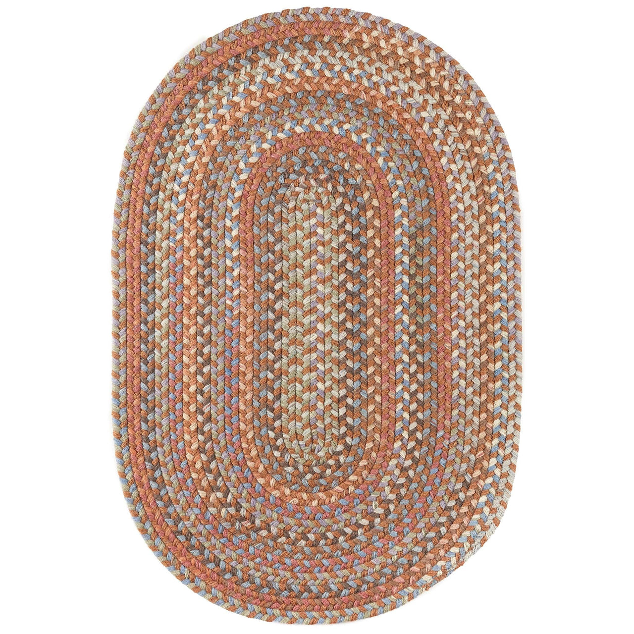 Bar Harbor Braided Area Rug - Oval