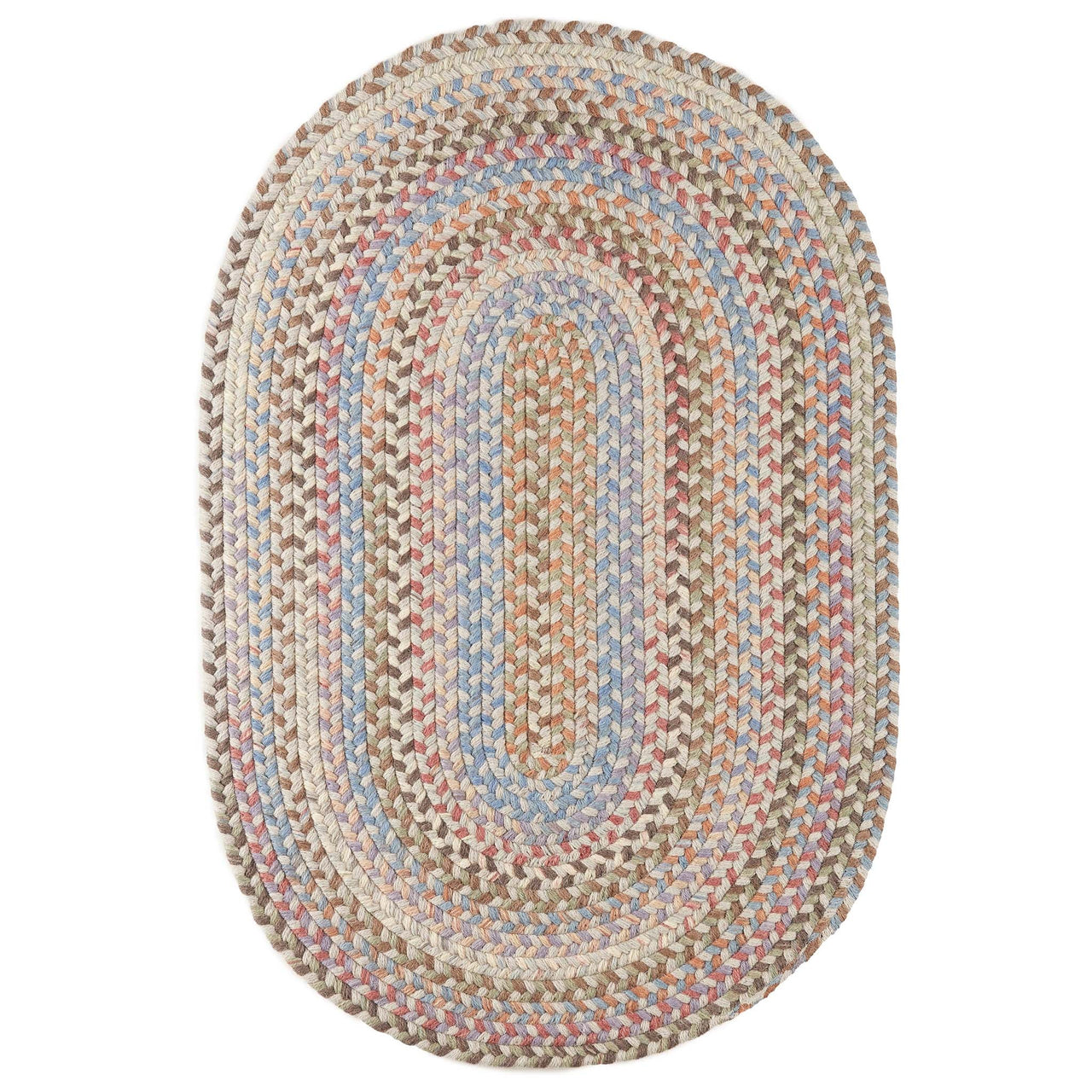 Bar Harbor Braided Area Rug - Oval