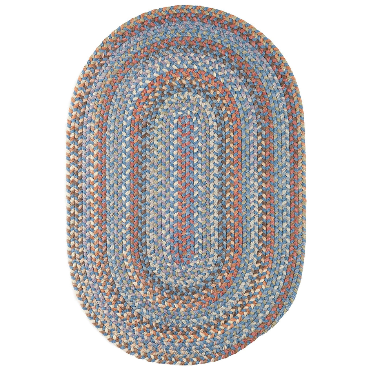 Bar Harbor Braided Area Rug - Oval
