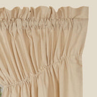 Cream Osenburg Gathered Swag Lined - Interiors by Elizabeth