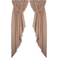 Cream Candlewicking Cream Gathered Swag - Lined - Interiors by Elizabeth