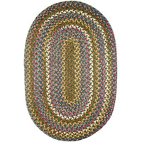 Country Jewel Braided Area Rug - Oval