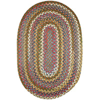 Country Jewel Braided Area Rug - Oval