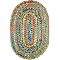 Country Jewel Braided Area Rug - Oval