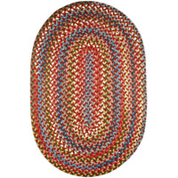 Country Jewel Braided Area Rug - Oval