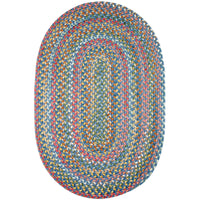 Country Jewel Braided Area Rug - Oval