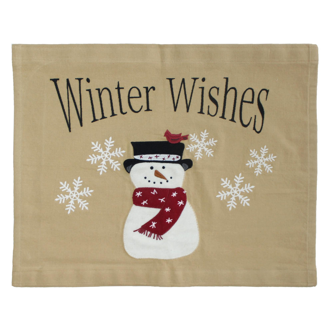 Snow Friends Cardinal Pennant - Interiors by Elizabeth