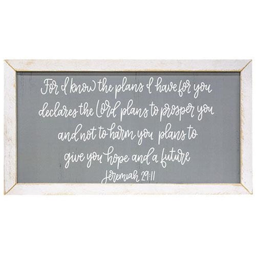 For I Know Framed Print White Frame - The Fox Decor