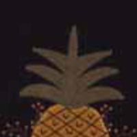 Black Pineapple Welcome Towel Set Of Two - Interiors by Elizabeth
