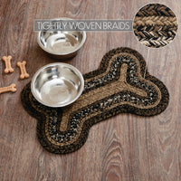 Espresso Indoor/Outdoor Small Bone Rug 11.5x17.5 - The Fox Decor