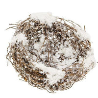 Snowy Sparkle Bird Nest - The Fox Decor