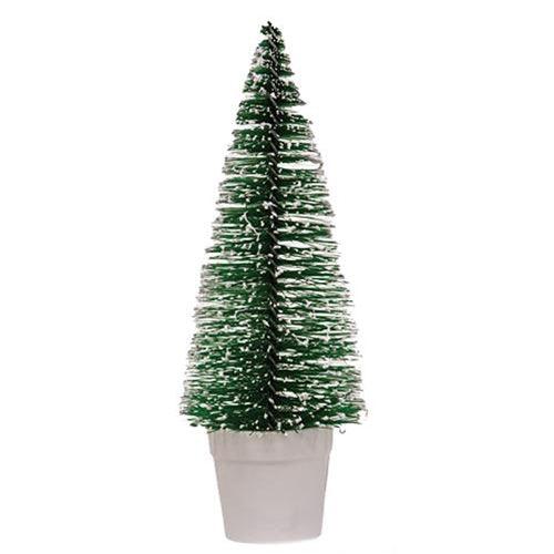 Potted Snowy Bottle Brush Tree 7 - The Fox Decor
