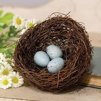 Thumbnail for Vine Robin's Nest w Blue Eggs - The Fox Decor