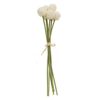 White Billy Ball Bouquet - The Fox Decor