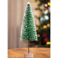 Snowy Bottle Brush Tree 10 - The Fox Decor
