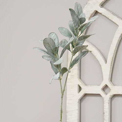 Frosted Lamb's Ear Spray - The Fox Decor