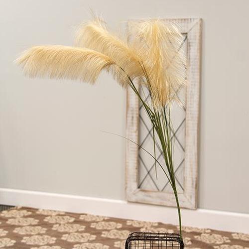 Triple Pampas Grass Spray Natural - The Fox Decor