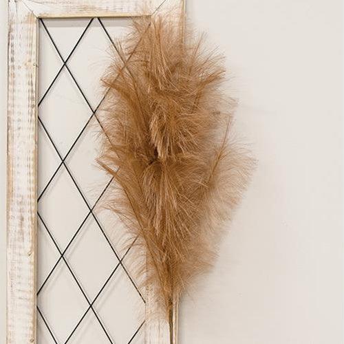 Weeping Pampas Grass Branch Brown - The Fox Decor