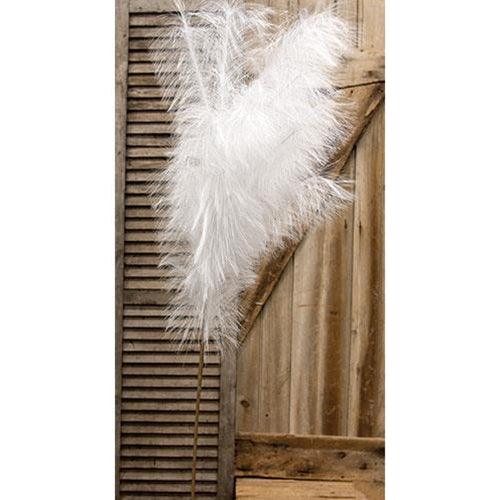 Weeping Pampas Grass Branch White - The Fox Decor