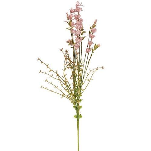 Spring Wildflower Blossoms Spray Dusty Mauve - The Fox Decor