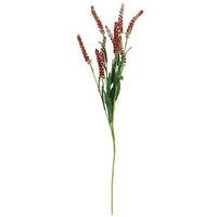 Icker Flower & Leaves Spray Red - The Fox Decor