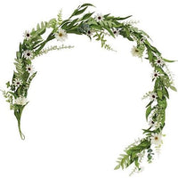 Cape Daisy Astilbe & Herb Garland - The Fox Decor