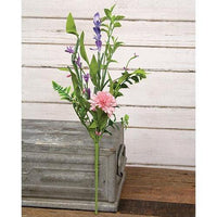 Pink Chrysanthemum & Iris Pick - The Fox Decor