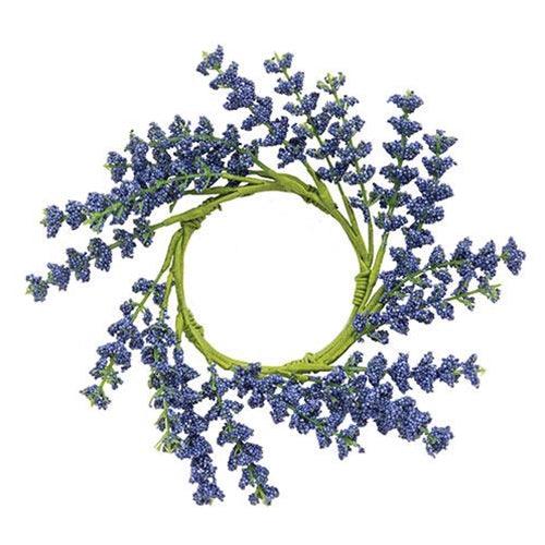 Blue Astilbe Candle Ring 3 - The Fox Decor