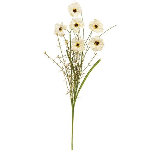 Wild Spring Geranium & Grass Spray Cream - The Fox Decor