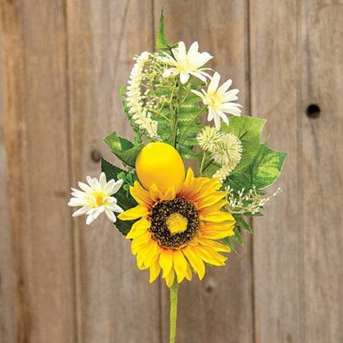 Lemon Sunflower & Daisy Spray 18 - The Fox Decor