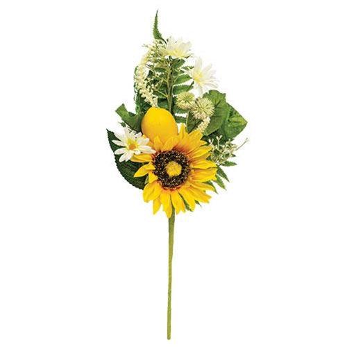 Lemon Sunflower & Daisy Spray 18 - The Fox Decor