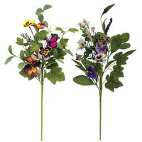 Mixed Purple Wildflower Spray 2 Asstd - The Fox Decor
