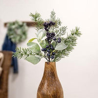 Royal Blue Berries Cedar & Lamb's Ear Pick 15 - The Fox Decor
