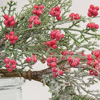 Sparkling Red Berries & Mixed Greens Candle Ring 65 - The Fox Decor