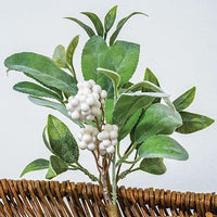 Frosty Gathered Greens & Berries Pick 14 - The Fox Decor