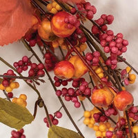 Bountiful Berries & Leaves Garland 5ft - The Fox Decor