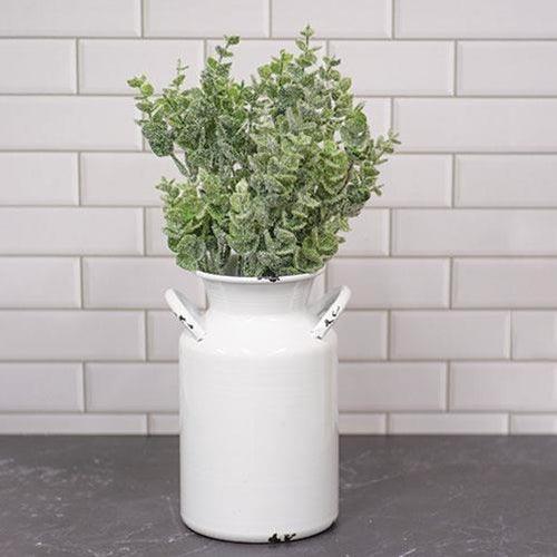 Flocked Sparkle Boxwood Bush - The Fox Decor