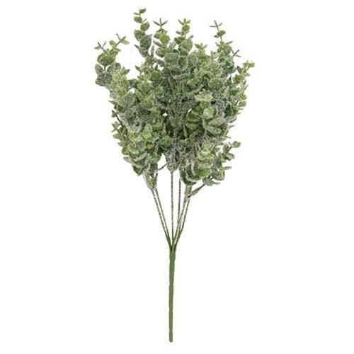 Flocked Sparkle Boxwood Bush - The Fox Decor