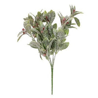 Flocked Sparkle Mistletoe Bush - The Fox Decor