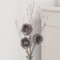 Snow Fallen Branch w Birdnest 34 - The Fox Decor